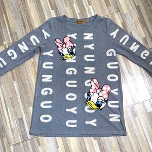 Disney sweater Yun Tu Disney Daisy Duck crew neck sweater shirt L euc NY